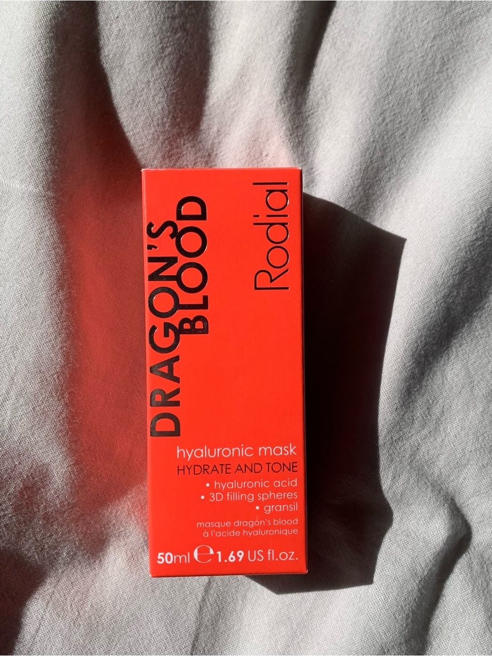 NWT Rodial Dragon's Blood Hyaluronic Mask 50 ml